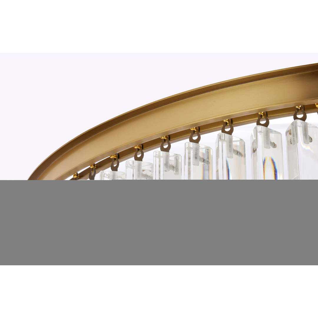 Sydney 42 Light 37" Wide Crystal Waterfall Chandelier