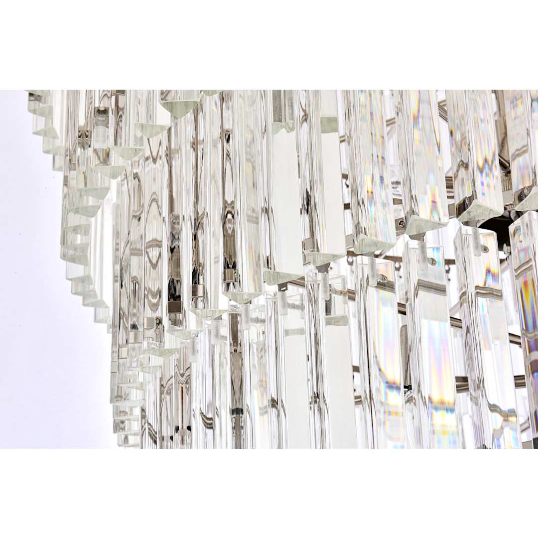 Sydney 58 Light 48" Wide Crystal Waterfall Chandelier
