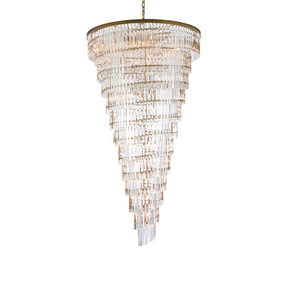 Sydney 58 Light 48" Wide Crystal Waterfall Chandelier