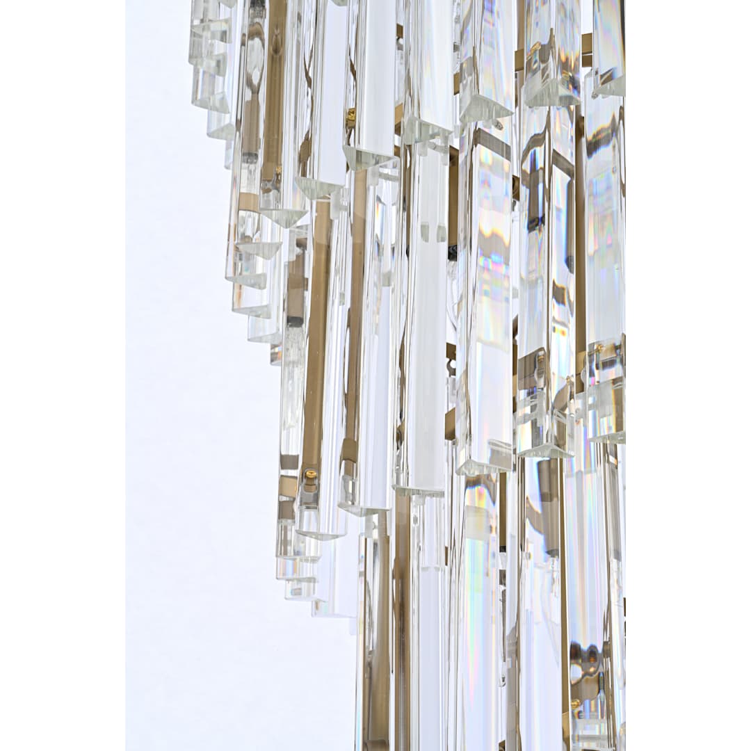 Sydney 58 Light 48" Wide Crystal Waterfall Chandelier
