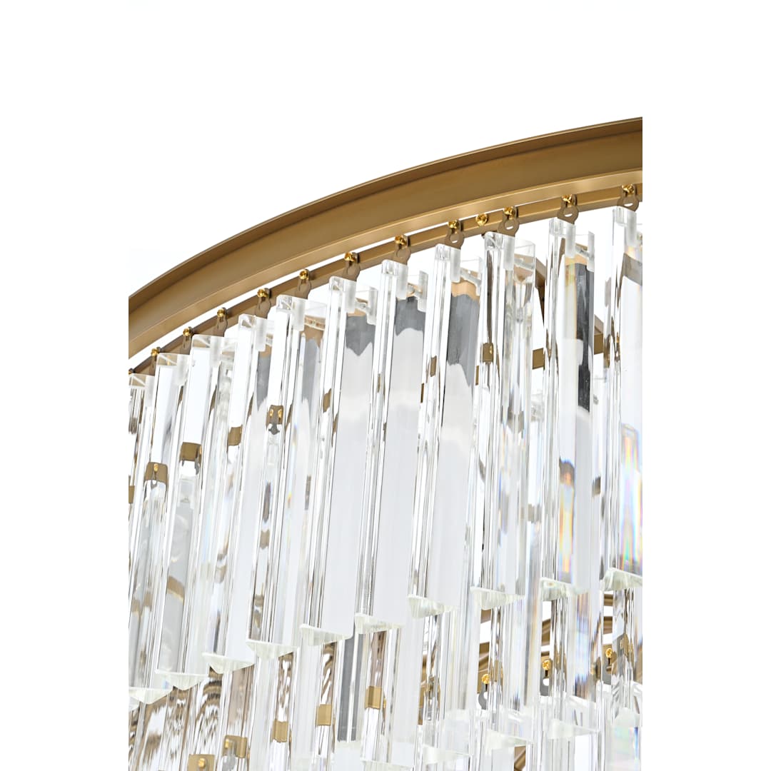 Sydney 58 Light 48" Wide Crystal Waterfall Chandelier