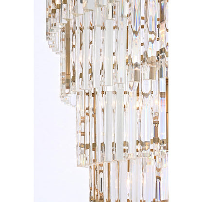 Sydney 58 Light 48" Wide Crystal Waterfall Chandelier
