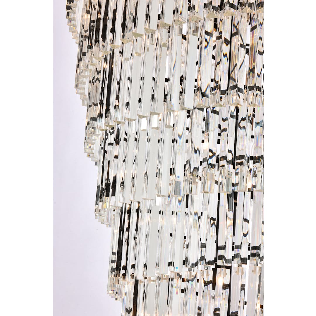 Sydney 58 Light 48" Wide Crystal Waterfall Chandelier