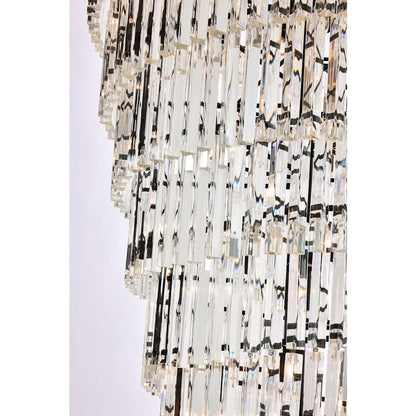 Sydney 58 Light 48" Wide Crystal Waterfall Chandelier