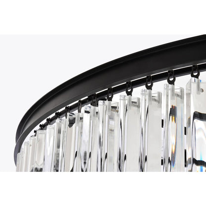 Sydney 58 Light 48" Wide Crystal Waterfall Chandelier