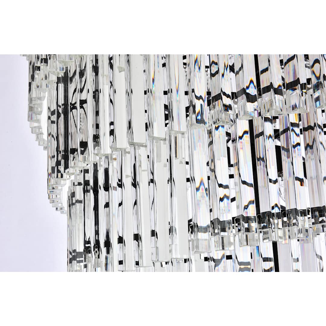 Sydney 58 Light 48" Wide Crystal Waterfall Chandelier