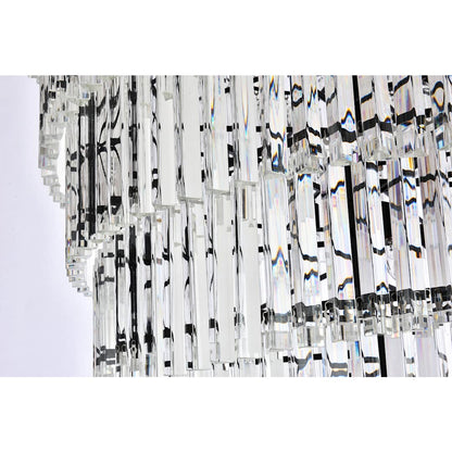 Sydney 58 Light 48" Wide Crystal Waterfall Chandelier