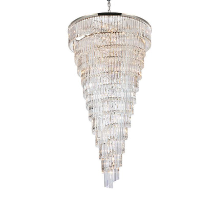 Sydney 58 Light 48" Wide Crystal Waterfall Chandelier