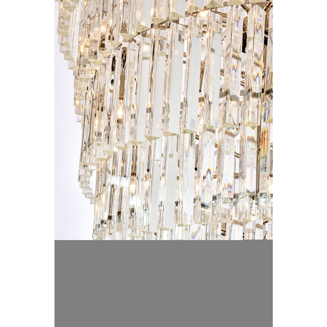 Sydney 58 Light 48" Wide Crystal Waterfall Chandelier