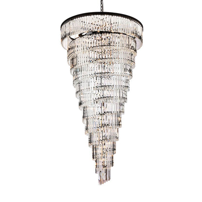 Sydney 58 Light 48" Wide Crystal Waterfall Chandelier