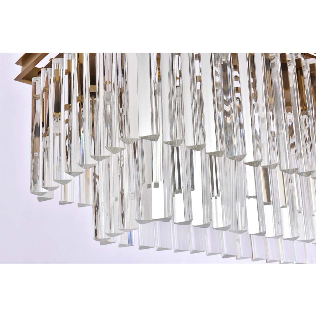 Sydney 12 Light 50" Wide Crystal Waterfall Chandelier