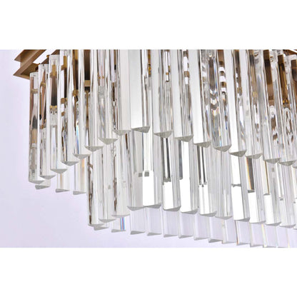 Sydney 12 Light 50" Wide Crystal Waterfall Chandelier