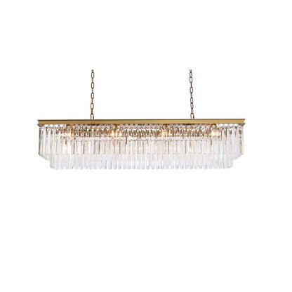 Sydney 12 Light 60" Wide Crystal Waterfall Chandelier