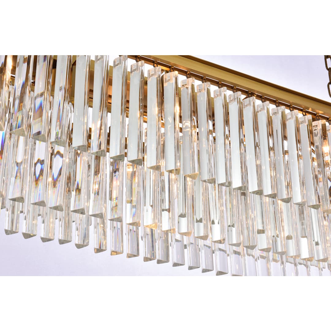 Sydney 12 Light 60" Wide Crystal Waterfall Chandelier
