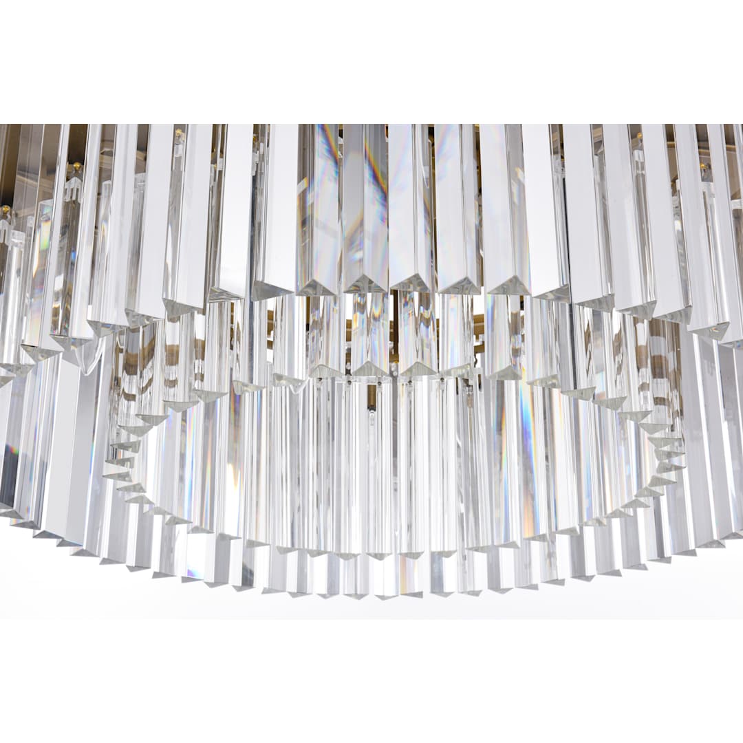 Sydney 8 Light 32" Wide Crystal Drum Chandelier
