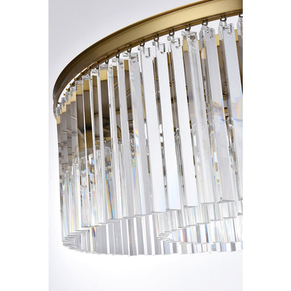 Sydney 10 Light 44" Wide Crystal Drum Chandelier