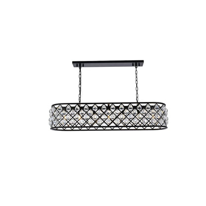 Madison 7 Light 50" Wide Crystal Linear Chandelier with Clear Royal Cut Crystals