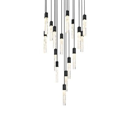Aurora 36" Wide Crystal Chandelier