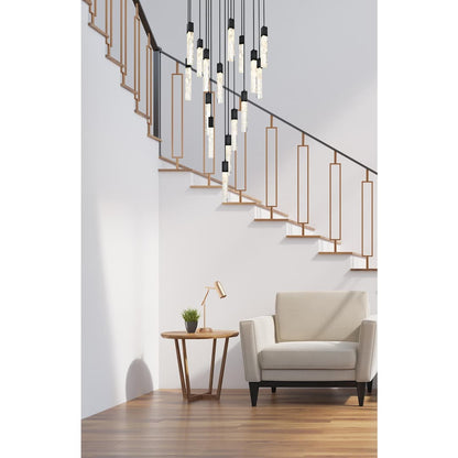 Aurora 36" Wide Crystal Chandelier