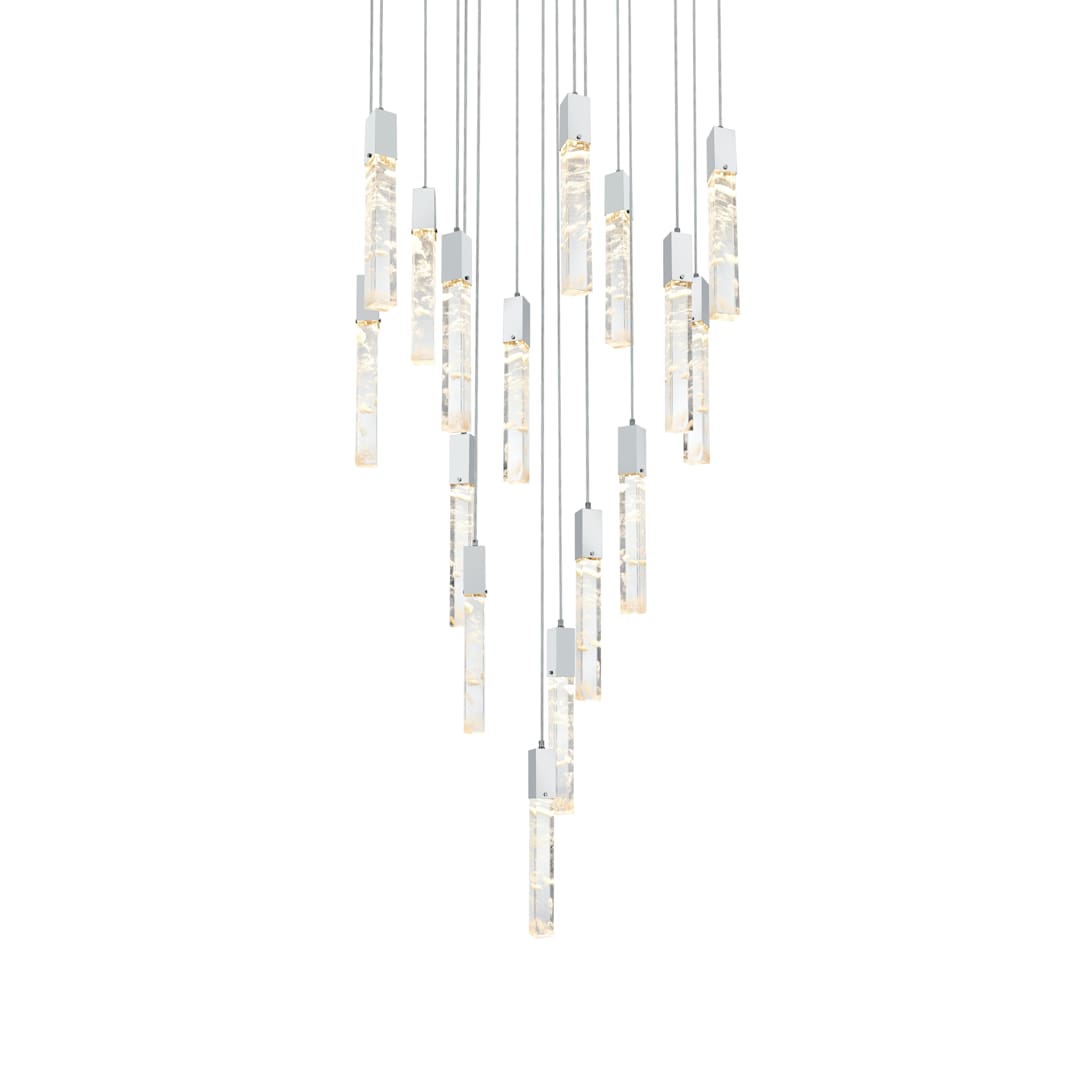 Aurora 36" Wide Crystal Chandelier