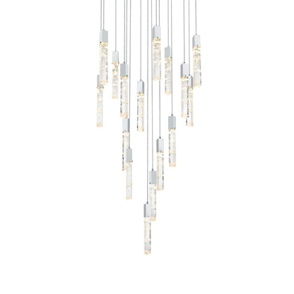 Aurora 36" Wide Crystal Chandelier