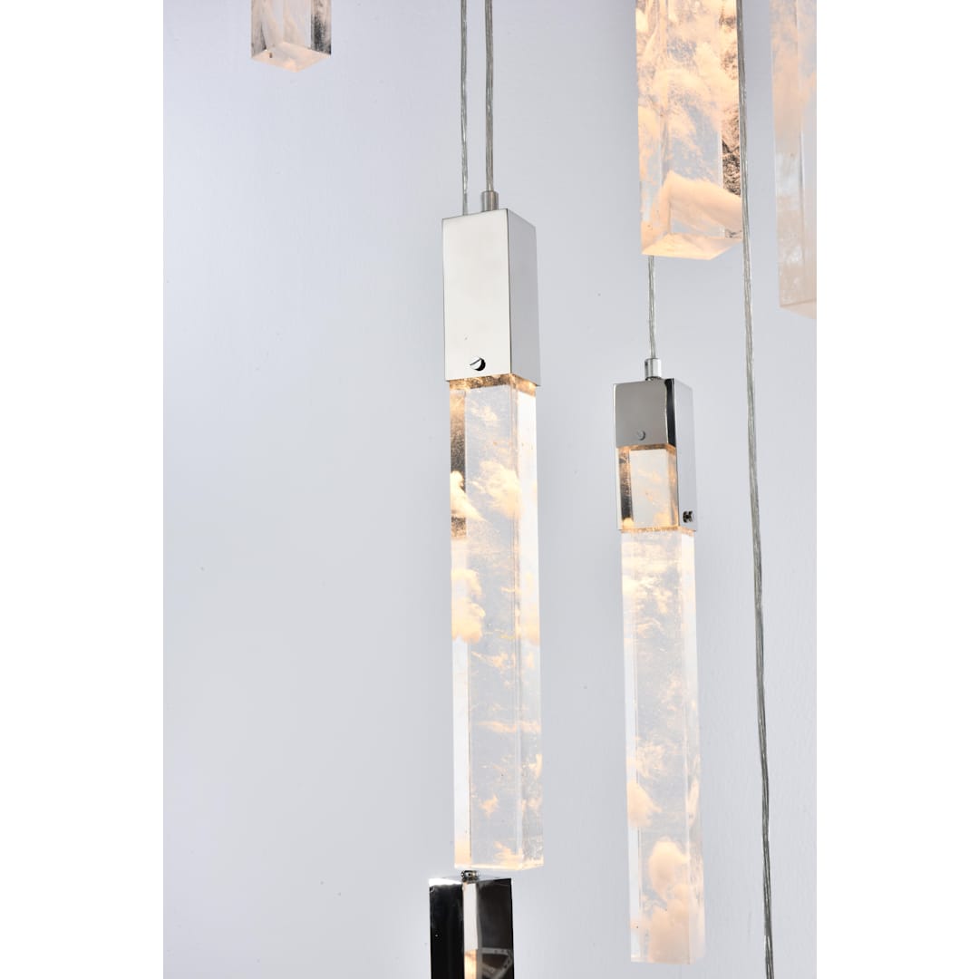 Aurora 36" Wide Crystal Chandelier