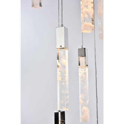 Aurora 36" Wide Crystal Chandelier