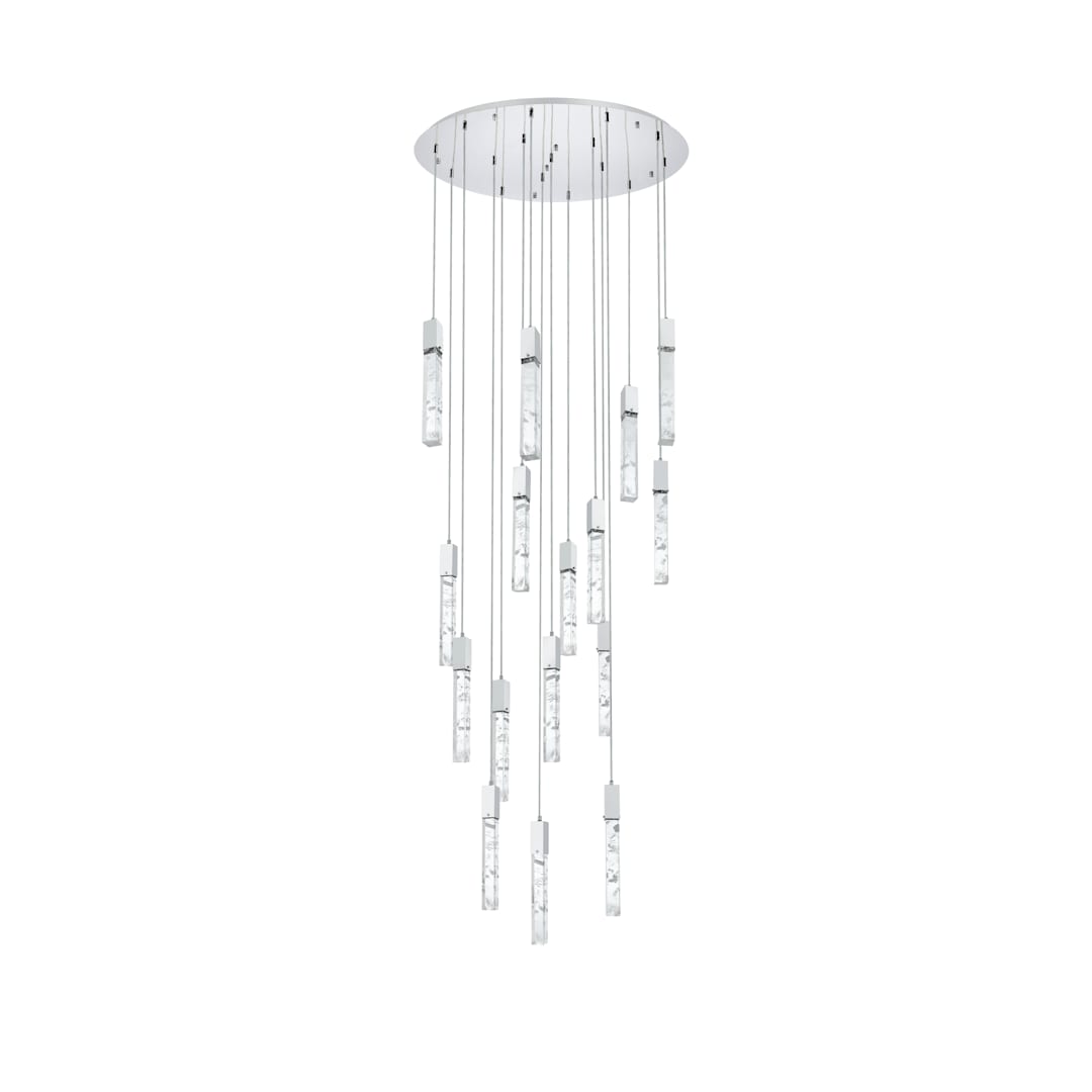 Aurora 36" Wide Crystal Chandelier