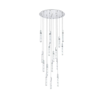 Aurora 36" Wide Crystal Chandelier
