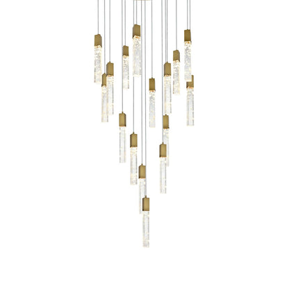 Aurora 36" Wide Crystal Chandelier