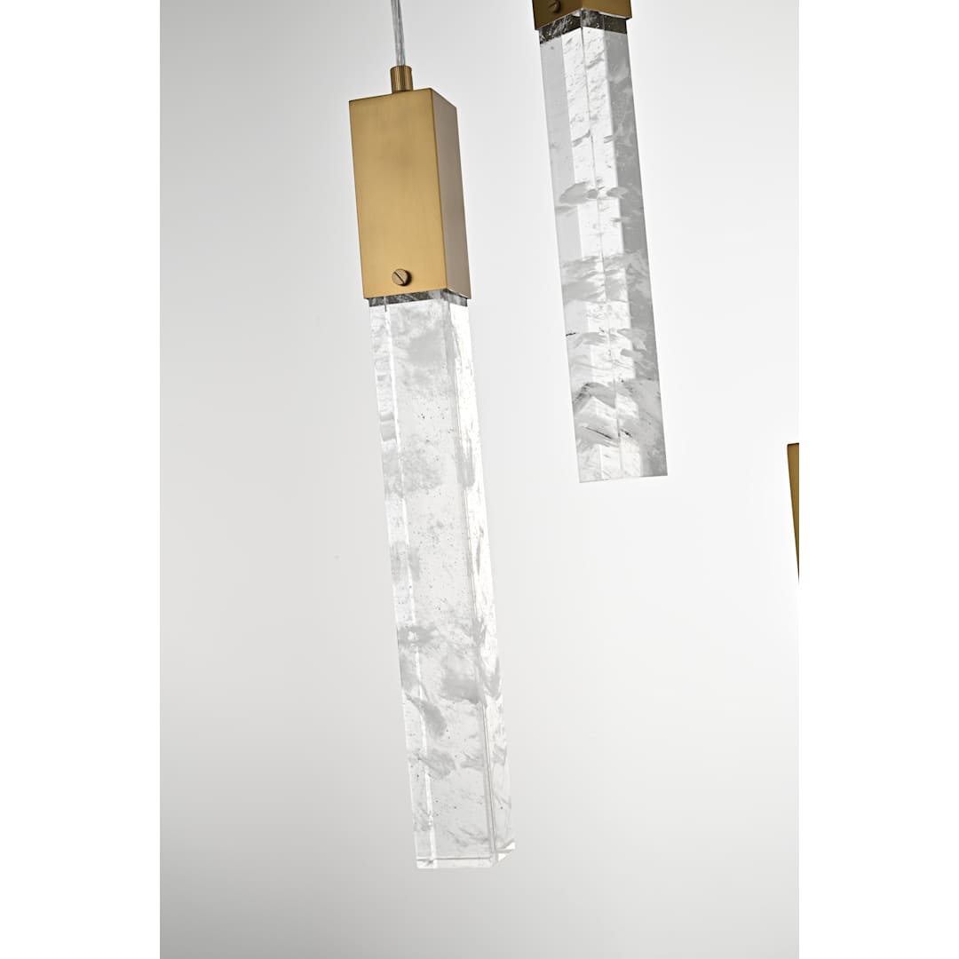 Aurora 36" Wide Crystal Chandelier