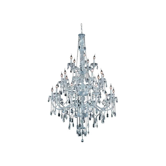 Verona 25 Light 43" Wide Crystal Chandelier with Clear Royal Cut Crystals