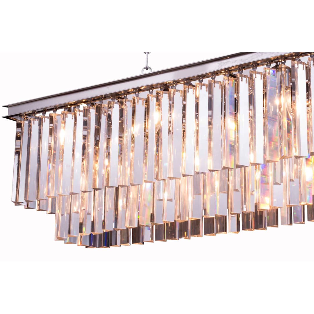 Sydney 12 Light 50" Wide Crystal Waterfall Chandelier