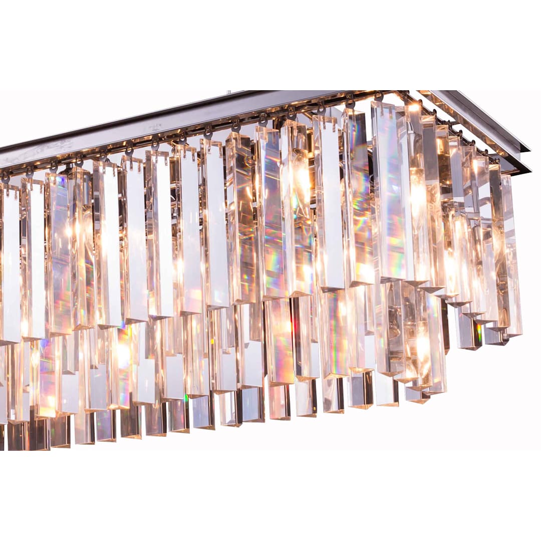 Sydney 12 Light 50" Wide Crystal Waterfall Chandelier