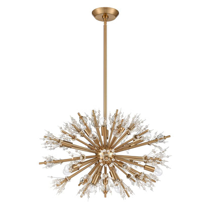 Starburst 19 Light 26" Wide Crystal Sputnik Chandelier
