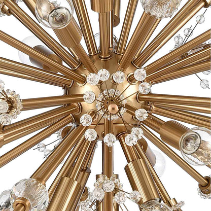Starburst 19 Light 26" Wide Crystal Sputnik Chandelier