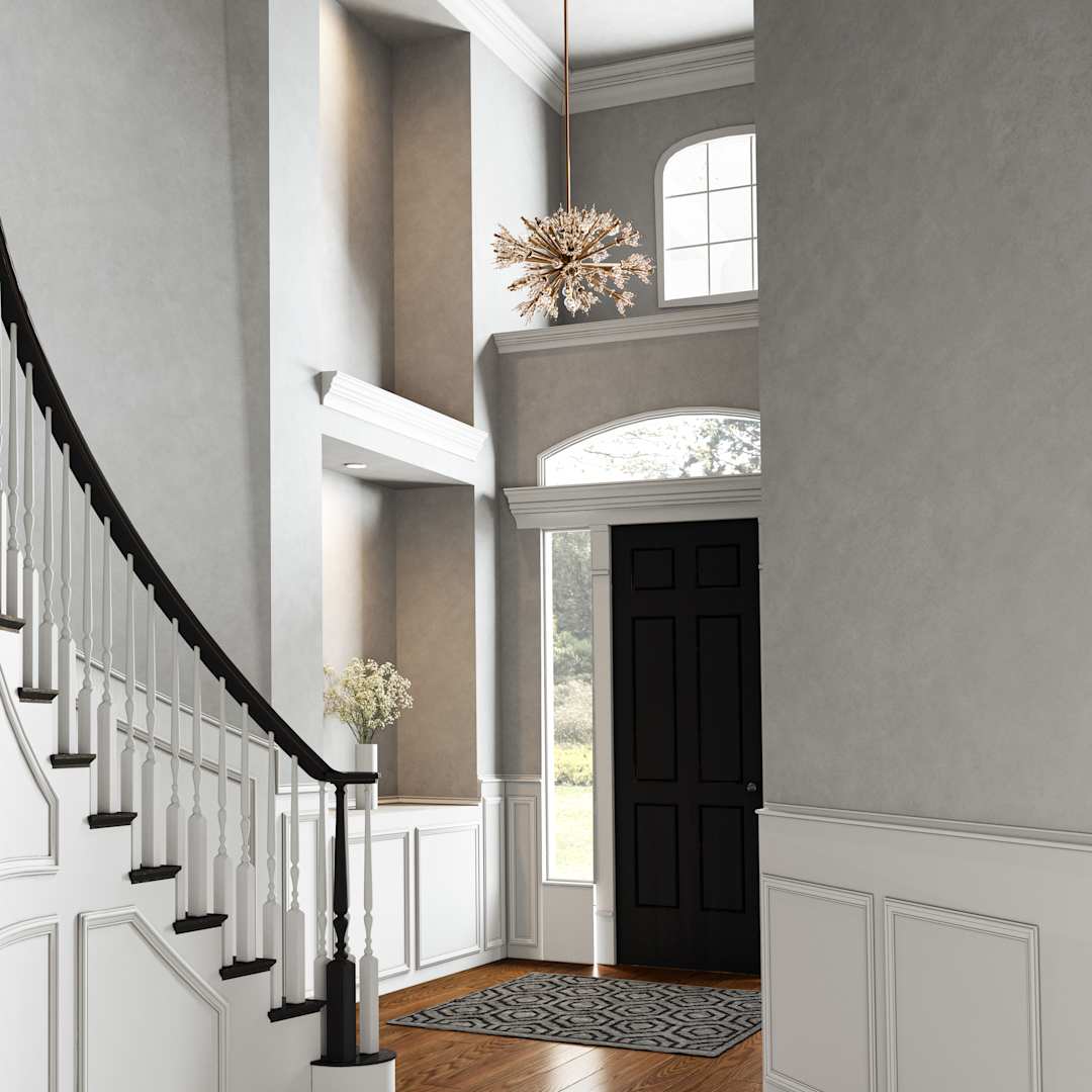 Starburst 24 Light 36" Wide Crystal Sputnik Chandelier