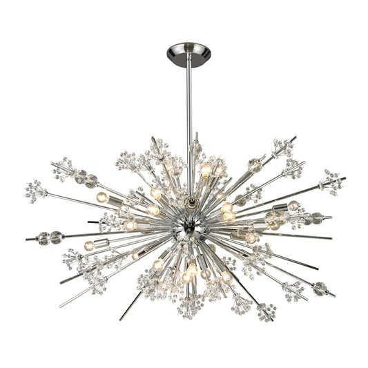 Starburst 29 Light 48" Wide Crystal Sputnik Chandelier