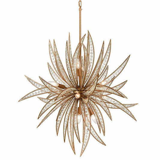 Naples 11 Light 34" Wide Crystal Sputnik Chandelier