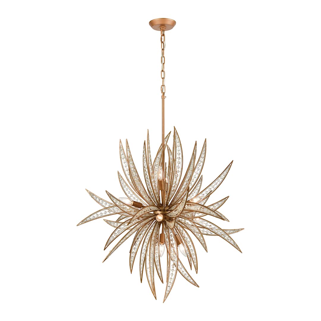 Naples 11 Light 34" Wide Crystal Sputnik Chandelier