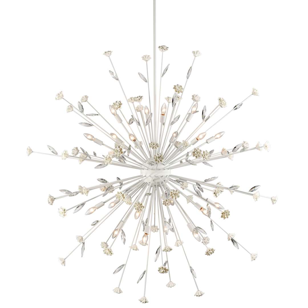 Adelaide 20 Light 60" Wide Crystal Sputnik Chandelier