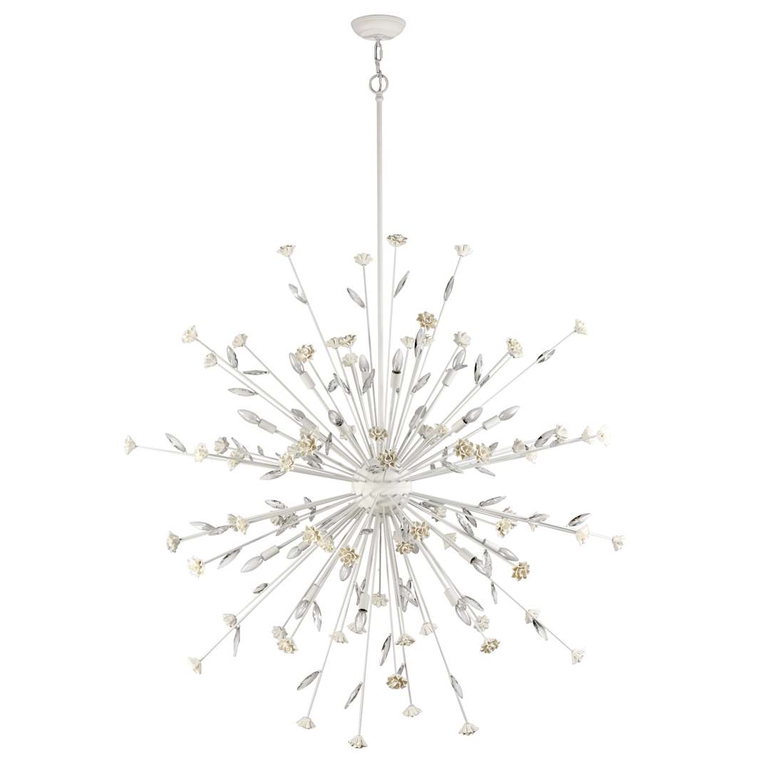 Adelaide 20 Light 60" Wide Crystal Sputnik Chandelier
