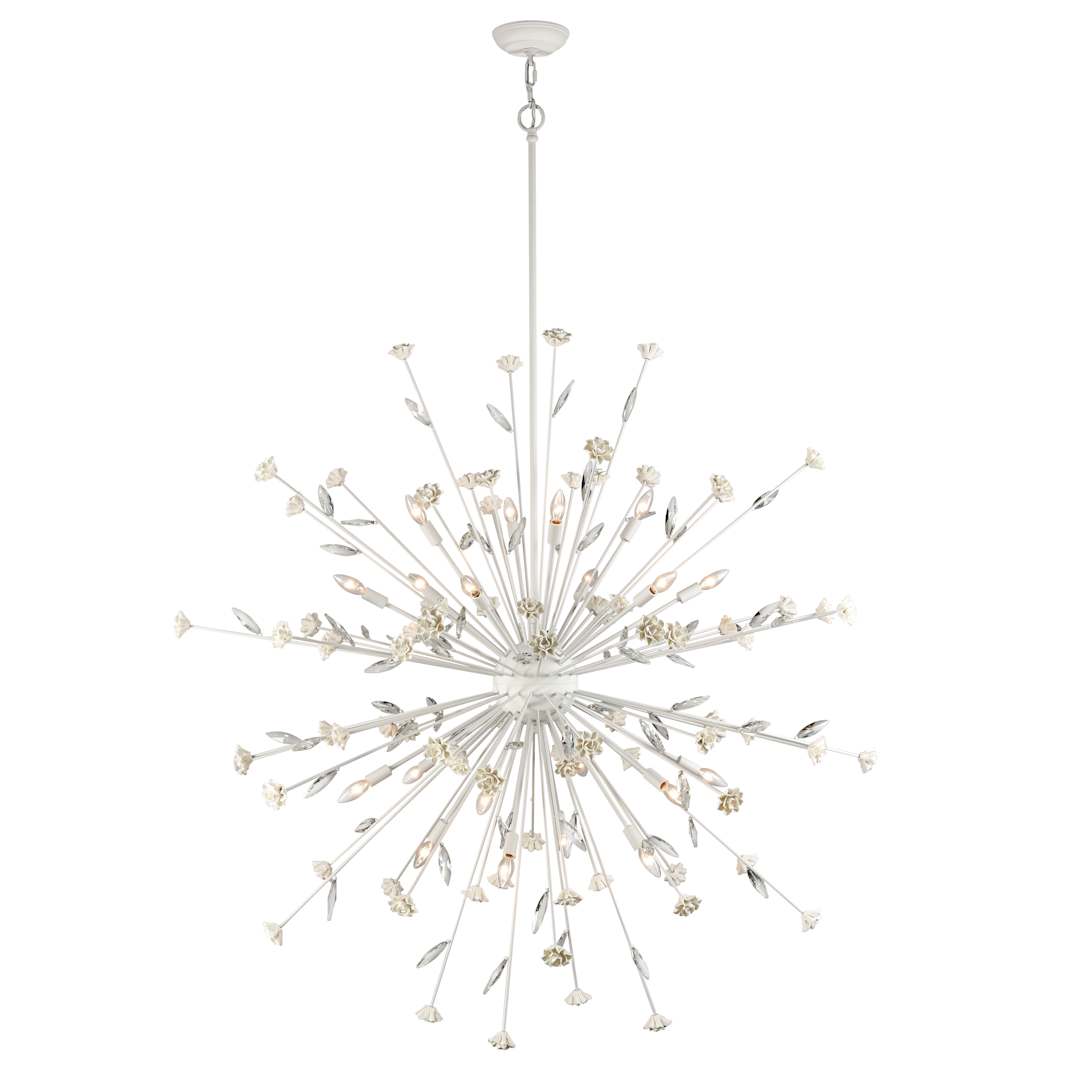 Adelaide 20 Light 60" Wide Crystal Sputnik Chandelier