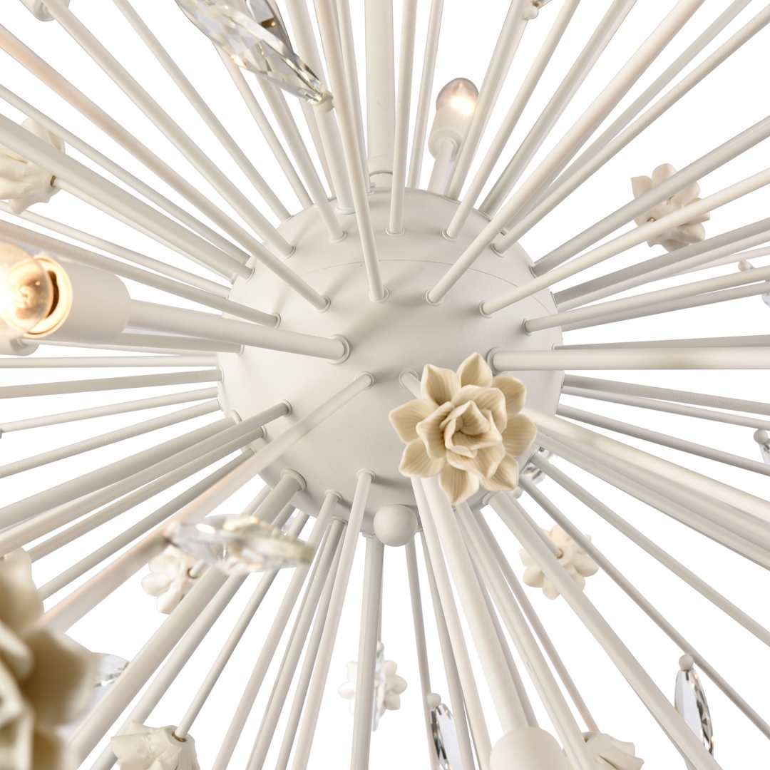 Adelaide 20 Light 60" Wide Crystal Sputnik Chandelier