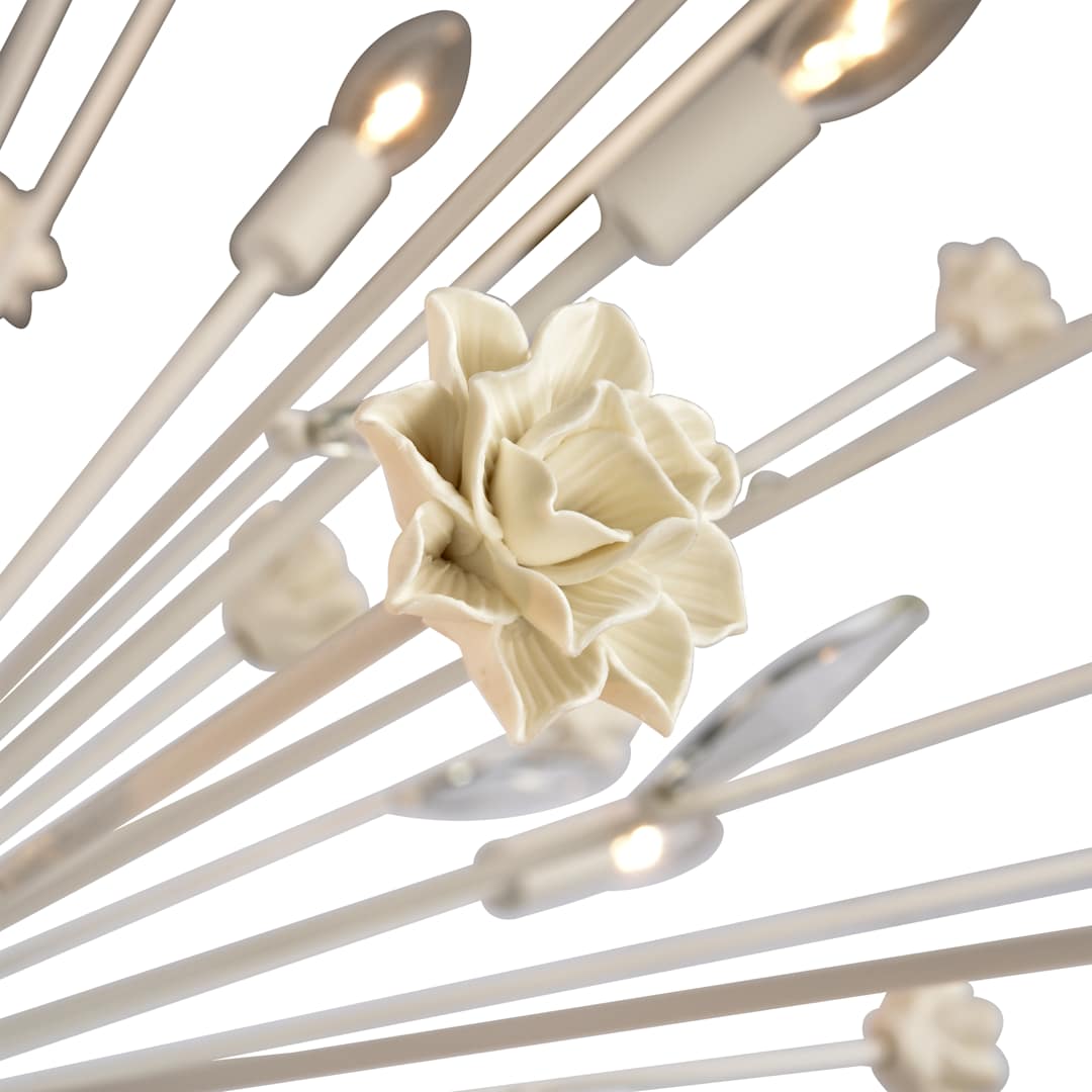 Adelaide 20 Light 60" Wide Crystal Sputnik Chandelier