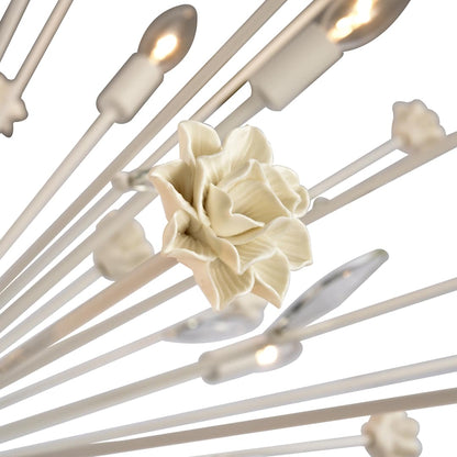 Adelaide 20 Light 60" Wide Crystal Sputnik Chandelier