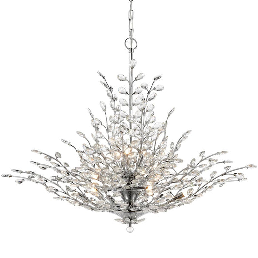 Crystique 12 Light 38" Wide Crystal Chandelier