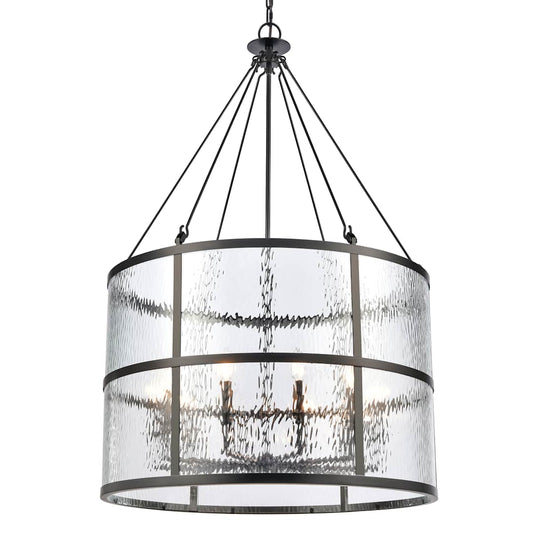 Solace 10 Light 30" Wide Taper Candle Pendant