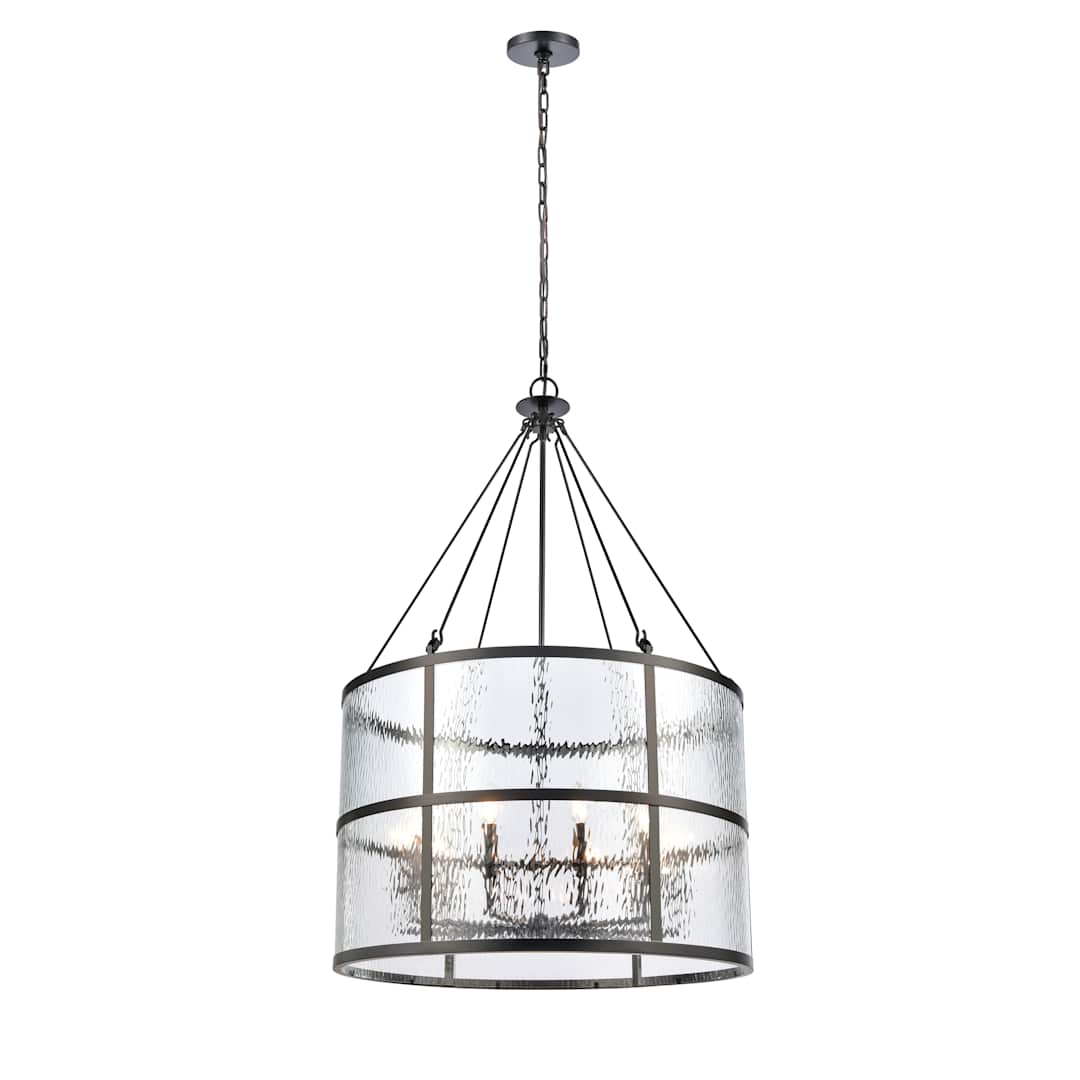 Solace 10 Light 30" Wide Taper Candle Pendant