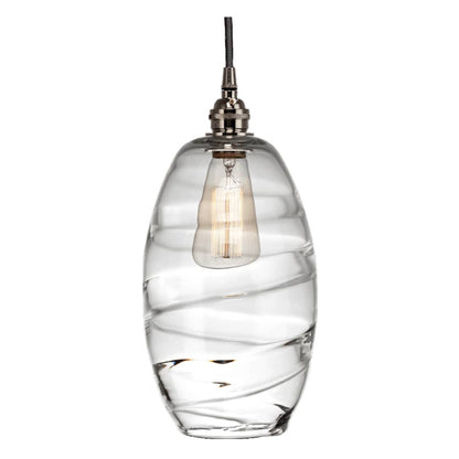 Ellisse 28" Wide Artisan Crafted 8 Light Optic Glass Pendant
